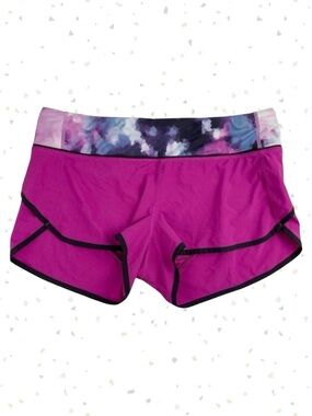 Lululemon Speed Short Magenta Running Athletic Active Shorts Blooming Pixie 8